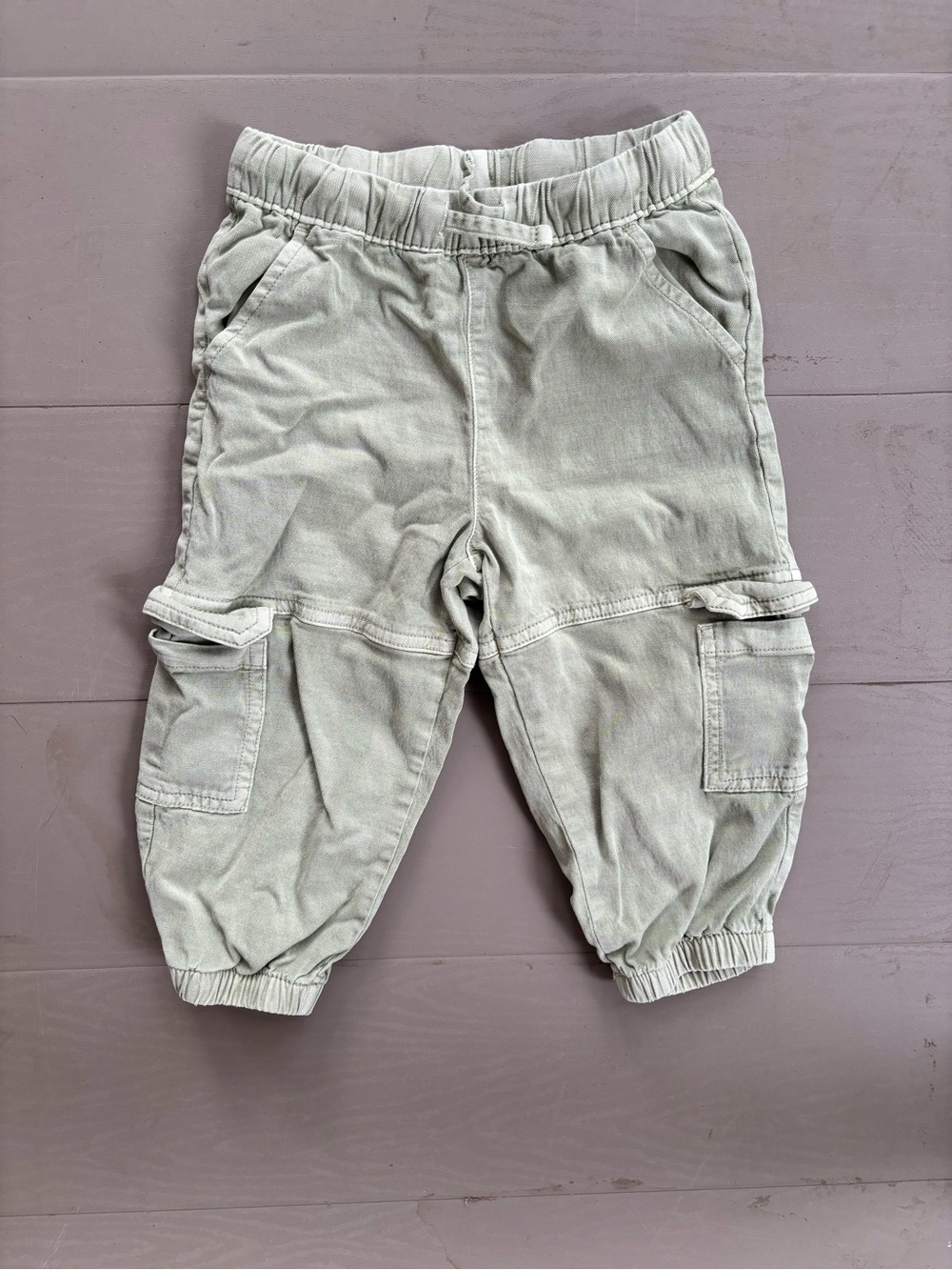 Cat & Jack Light Sage Green Cargo Jogger Pants